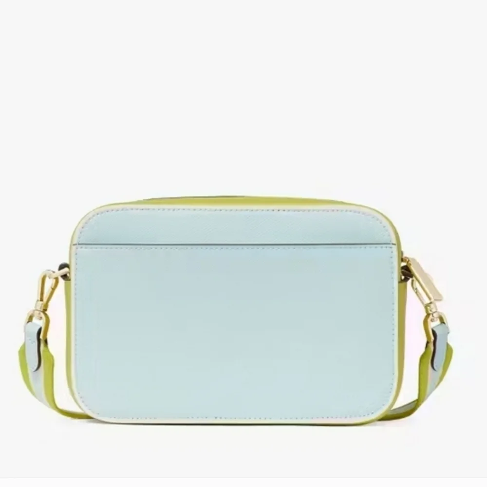 💚▪️ Kate Spade▪️ Oh Snap Colorblock Mini Camera Bag, Blue Glow Multi